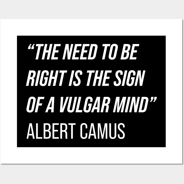 Albert Camus Quote Wall Art by n23tees